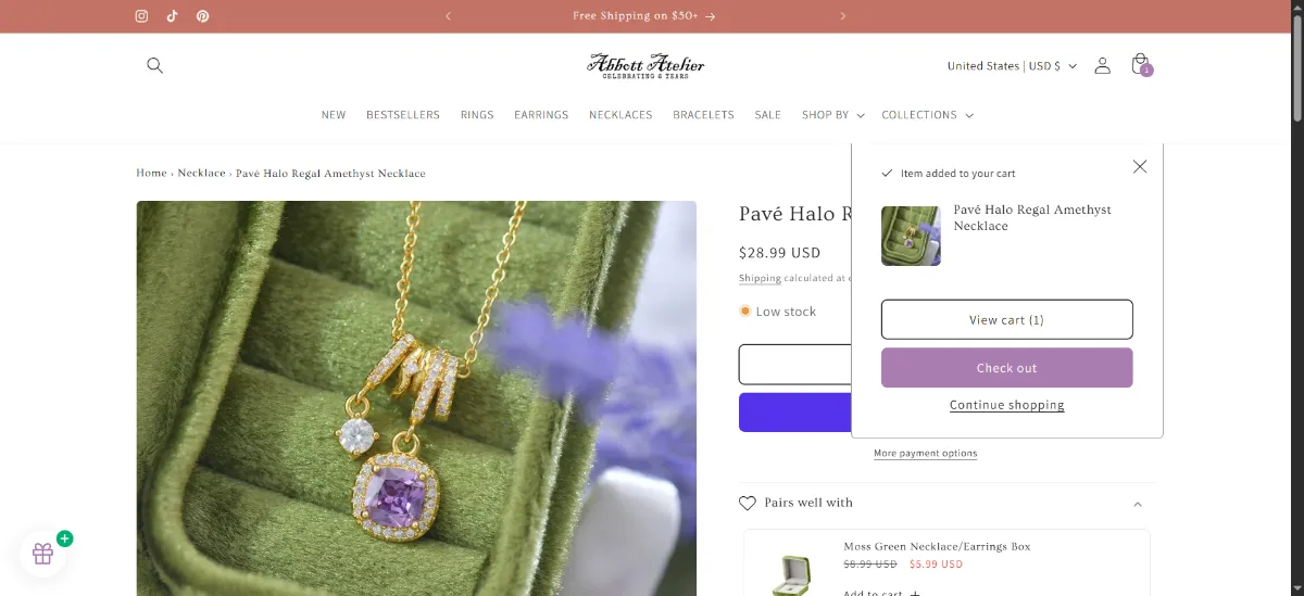 The Abbott Atelier cart