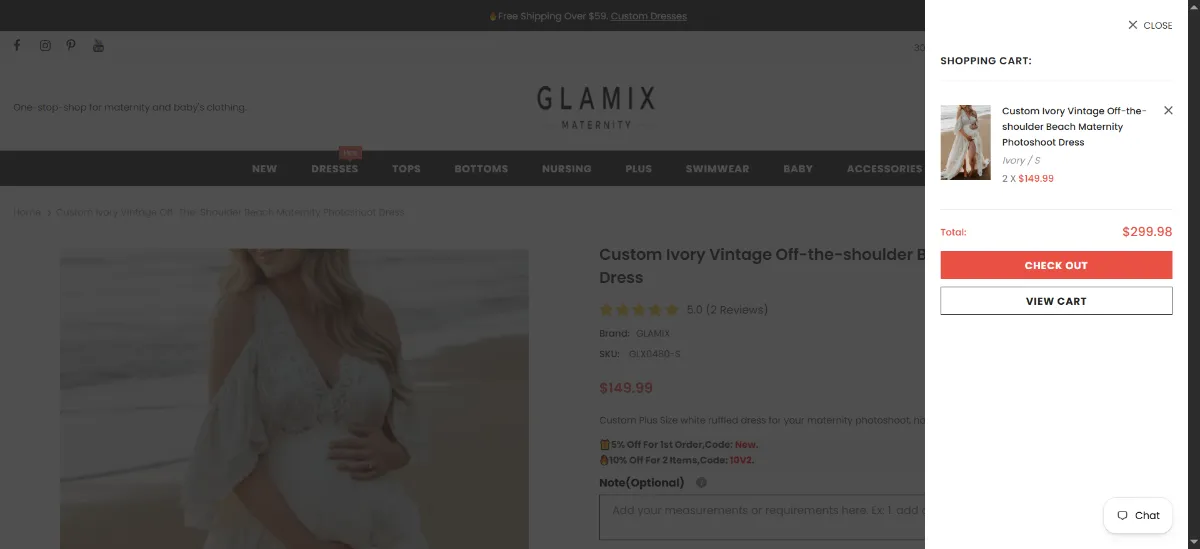 The Glamix Maternity cart