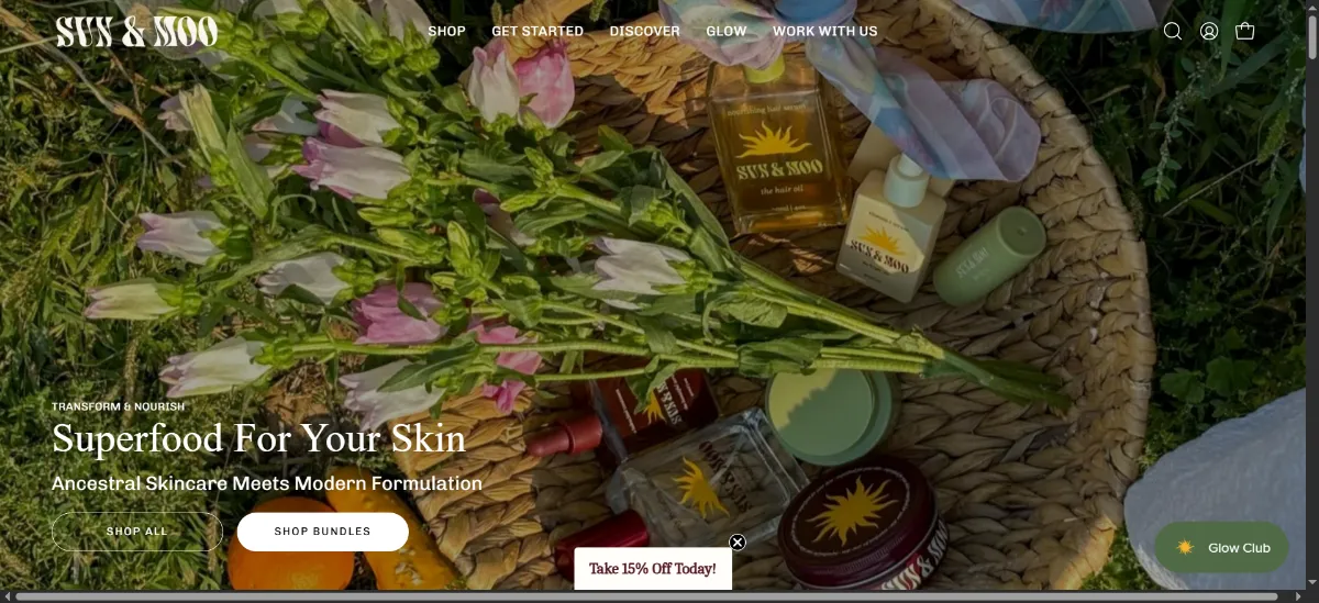 The Sun & Moo home page