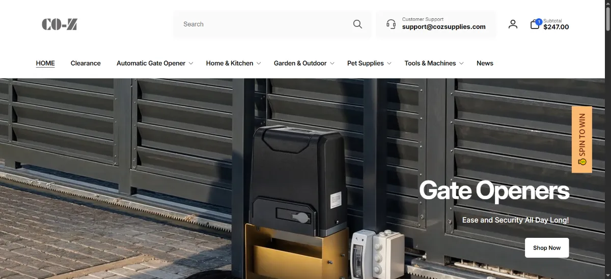 The CO Z home page