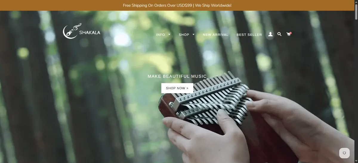 The Go Kalimba home page