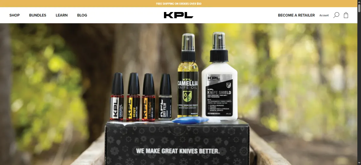 The Knife Pivot Lube home page