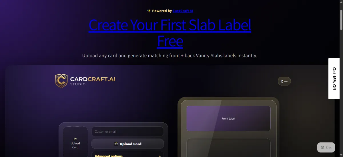 The Vanity Slabs home page