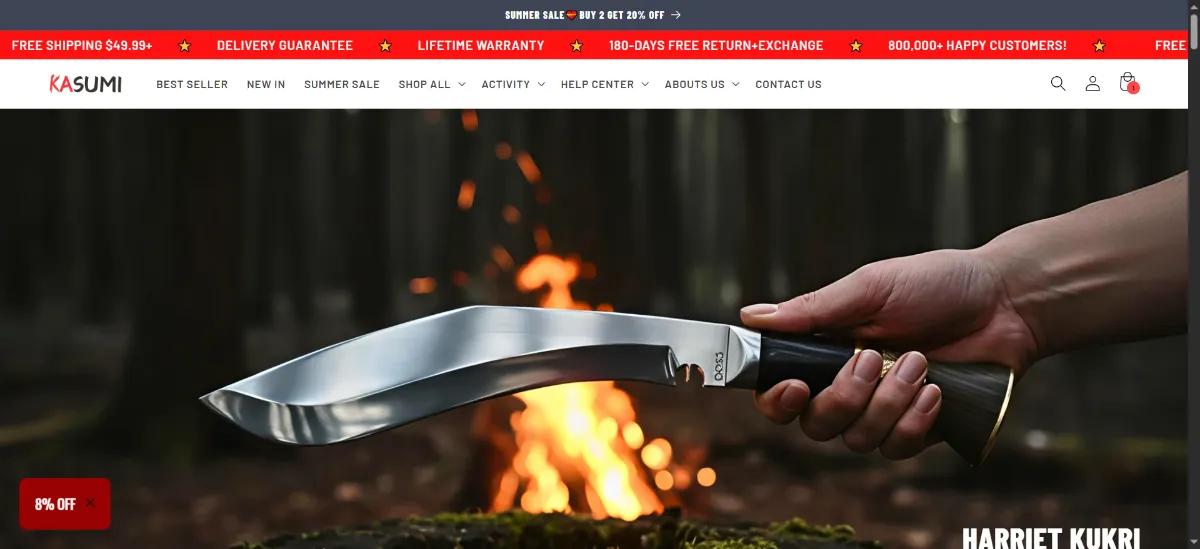 The Kasumi Knives home page
