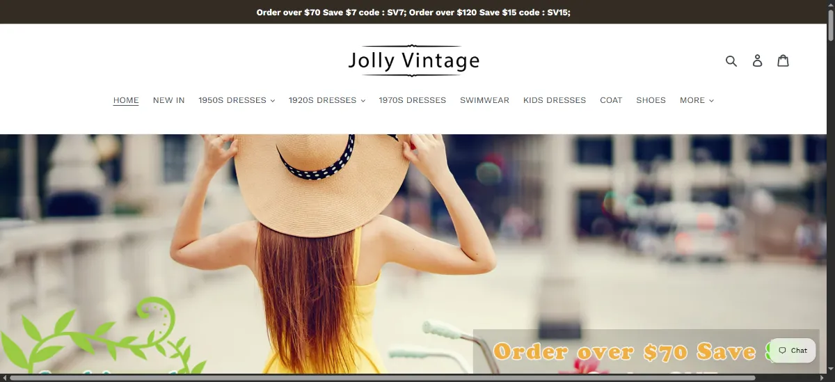 The Jolly Vintage home page