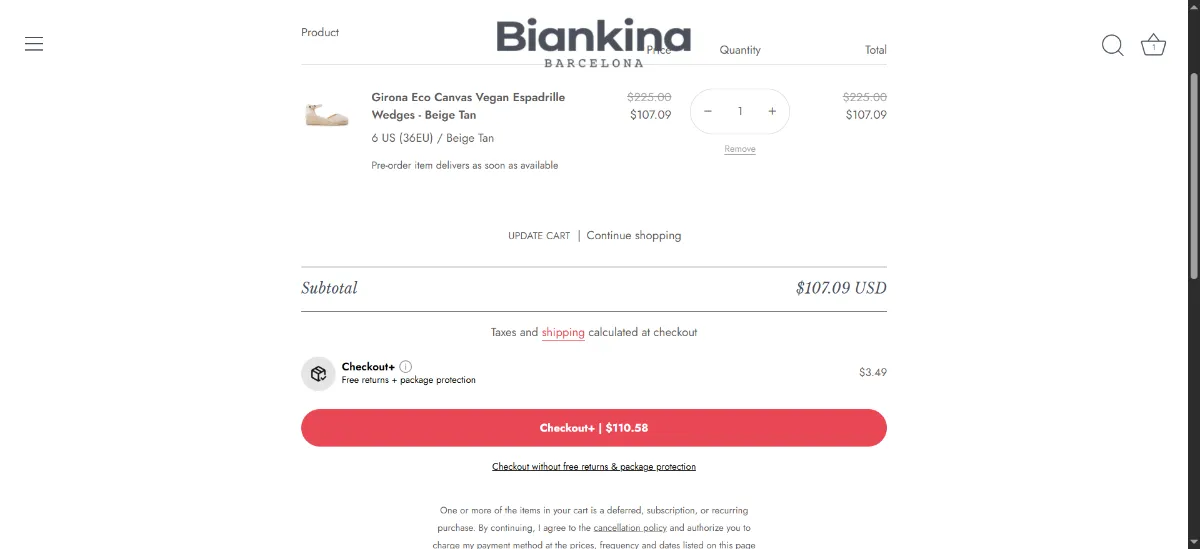The BIANKINA cart