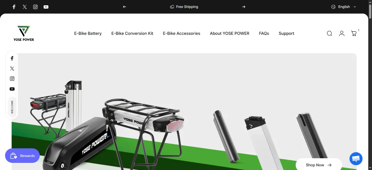 The Yose Power home page
