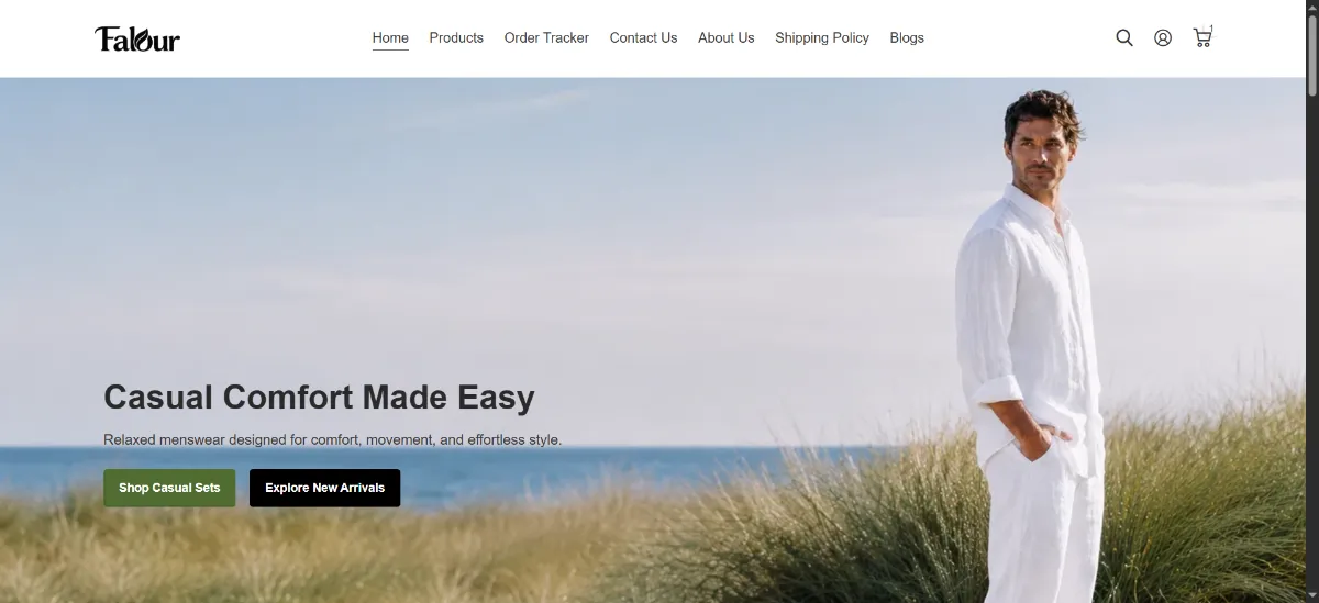 The Falour home page
