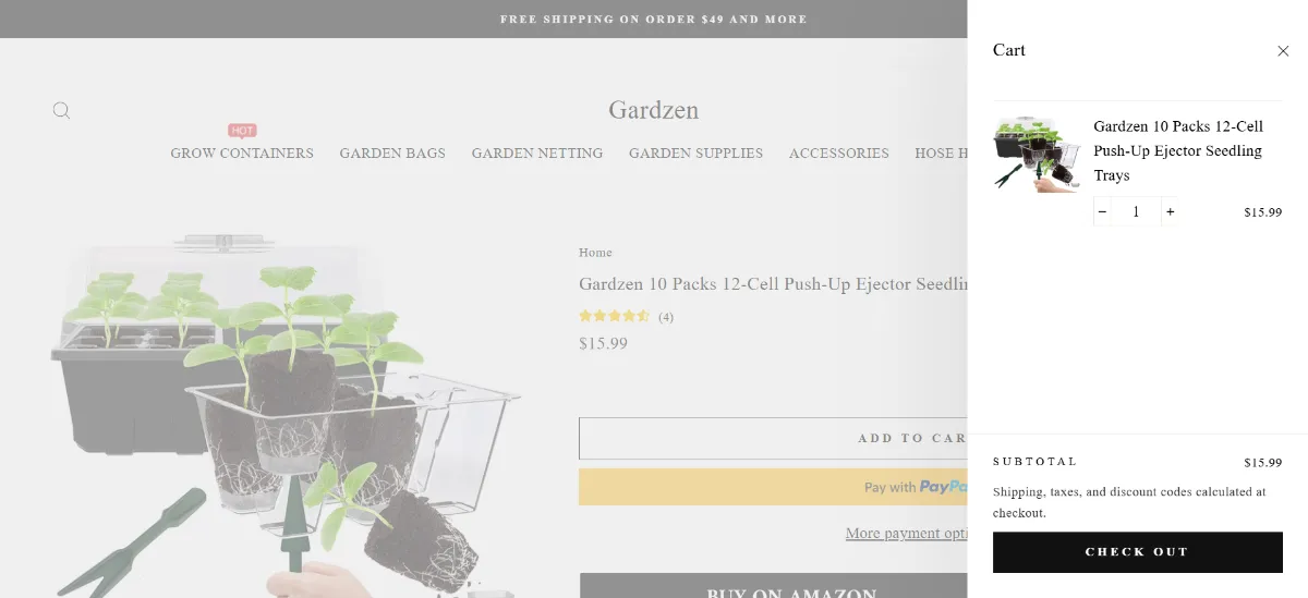 The Gardzen cart