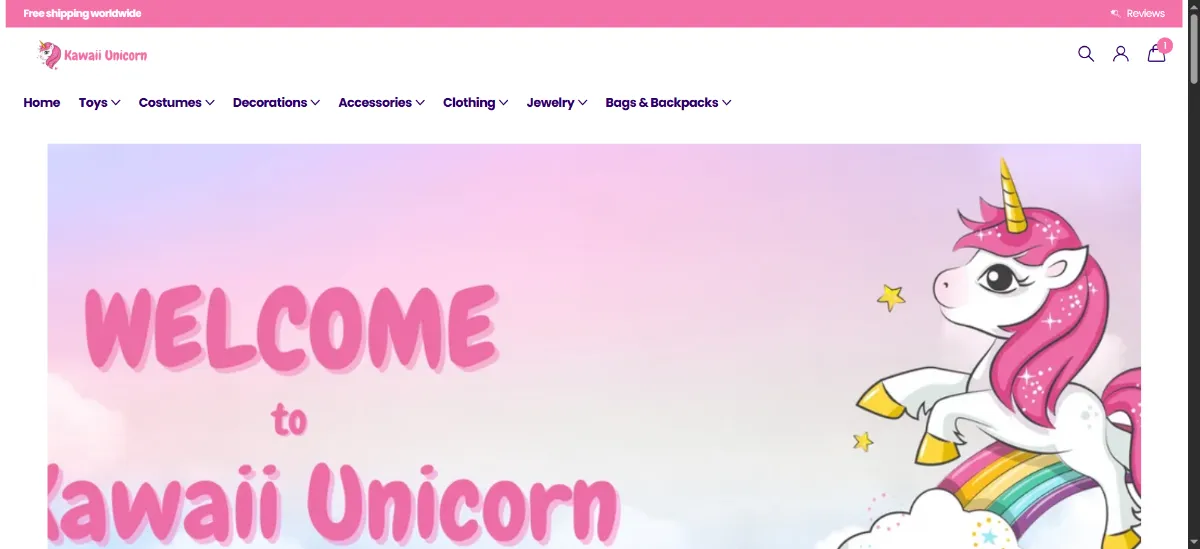 The Kawaii Unicorn home page
