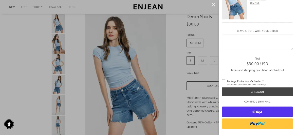 The Enjean cart