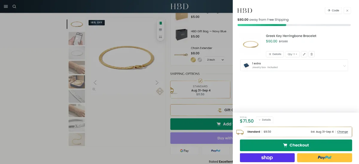 The HBD cart