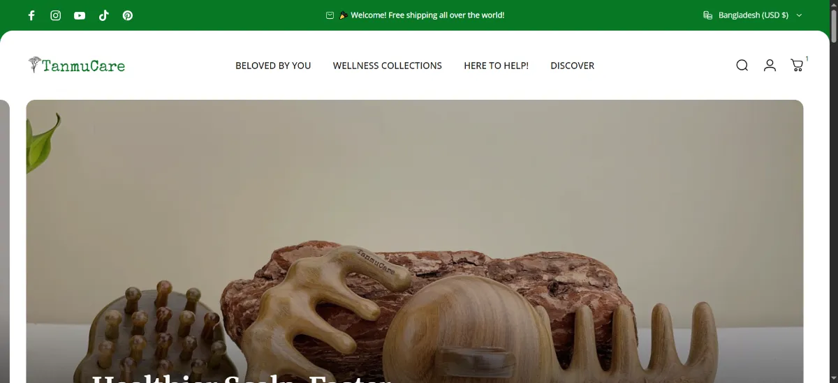 The TanmuCare home page