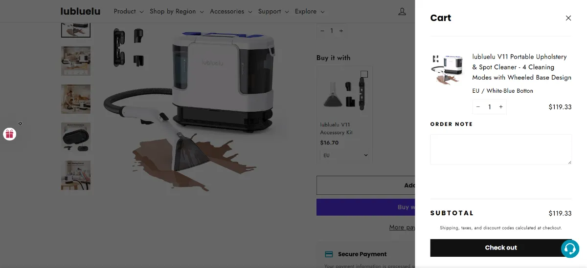 The Lubluelu cart