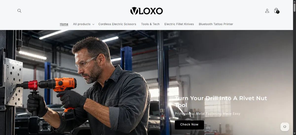 The VLOXO home page