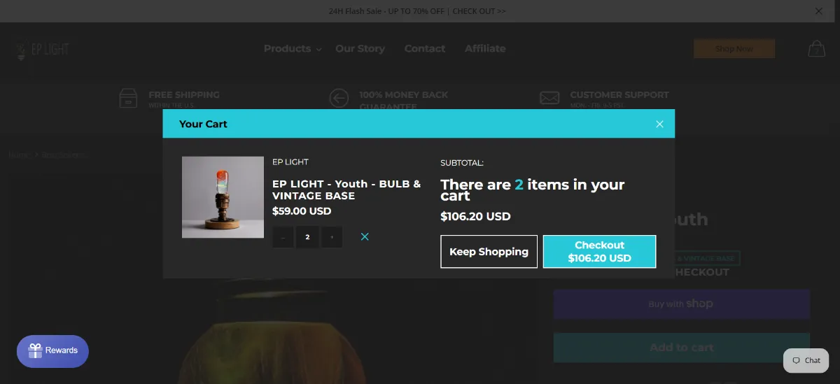 The EP LIGHT cart