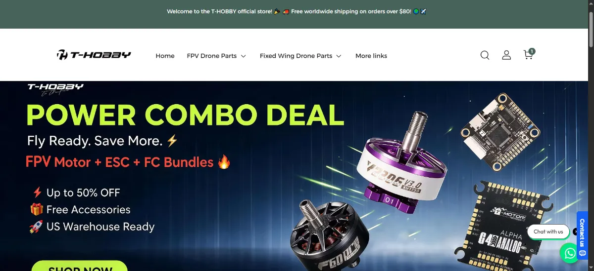 The T-HOBBY home page